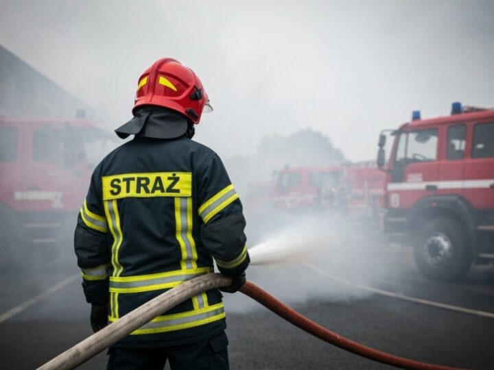 Pożar toi-toia w Piasecznie: Strażacy błyskawicznie w akcji!