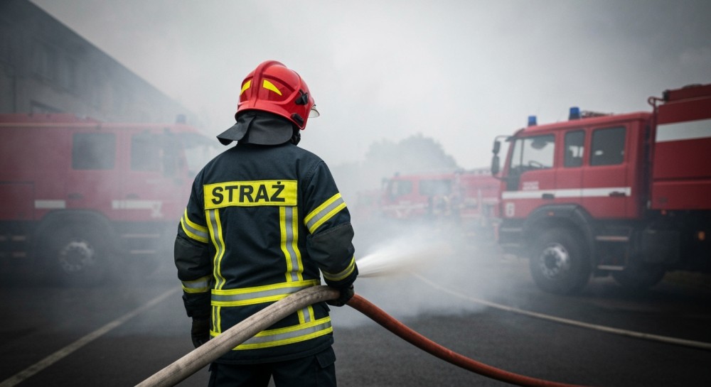 Pożar toi-toia w Piasecznie: Strażacy błyskawicznie w akcji!