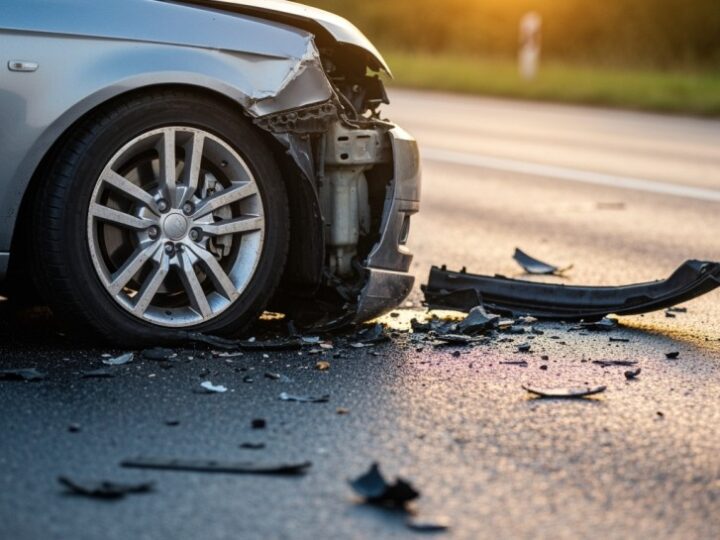 Kolizja trzech pojazdów w Piasecznie: kierowca dostawczaka zapłaci 5000 zł mandatu