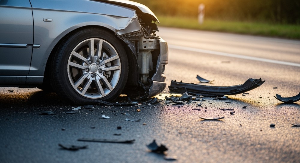 Kolizja trzech pojazdów w Piasecznie: kierowca dostawczaka zapłaci 5000 zł mandatu