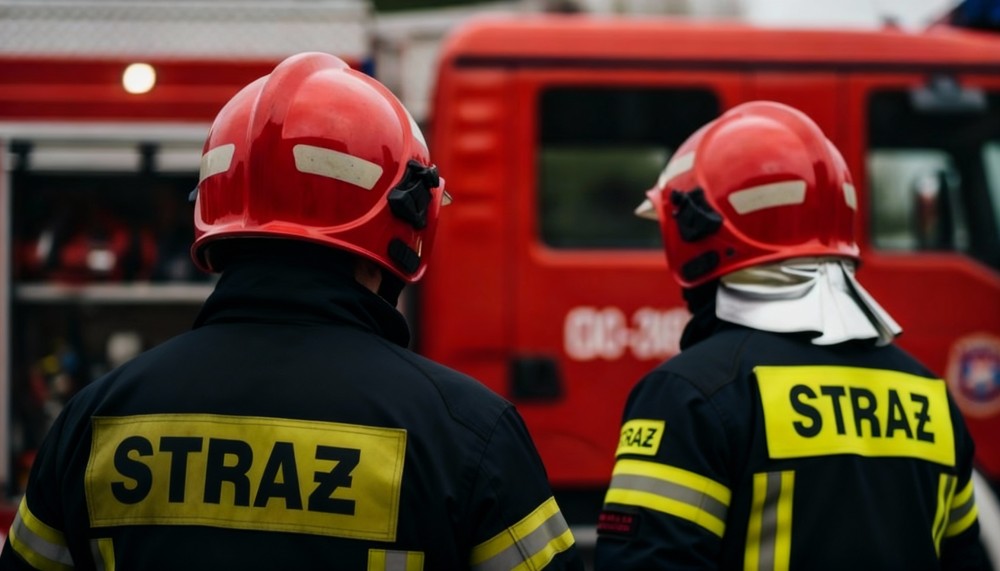 Tarczyn z nowym średnim wozem ratowniczo-gaśniczym