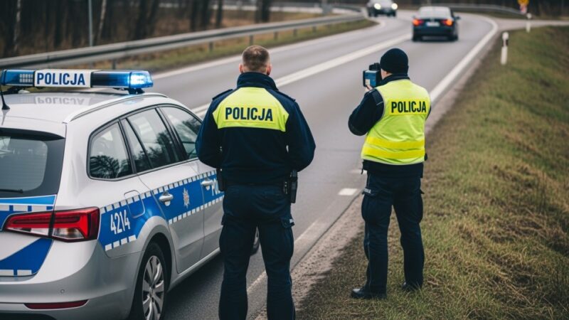 Słoneczna pogoda nie zwalnia z przepisów – kierowca stracił prawo jazdy za 68 km/h za dużo