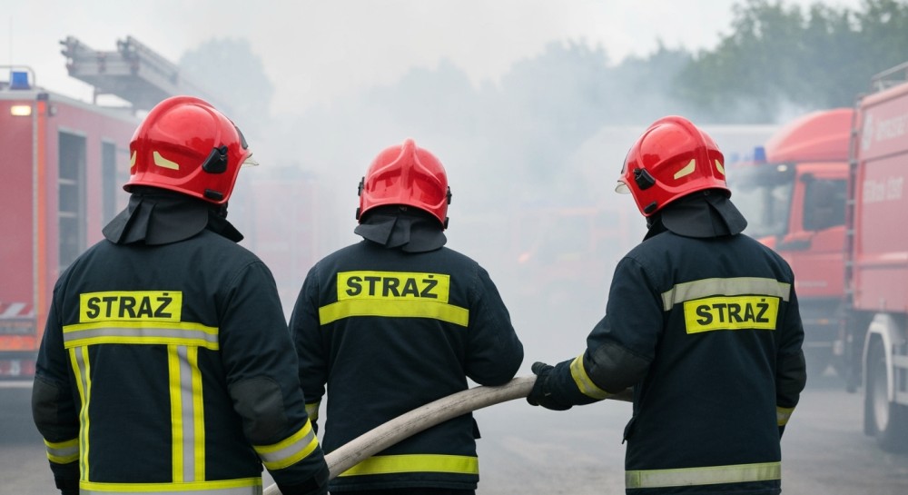 Strażacy błyskawicznie opanowali pożar plebanii w Mirkowie