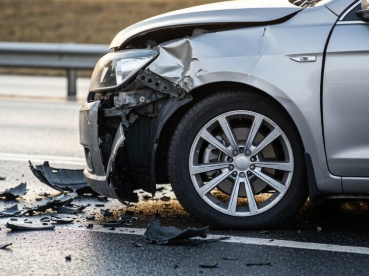 Motocyklista i kierowca ranni w wypadku w Konstancinie-Jeziornie