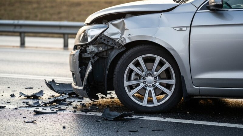 Motocyklista i kierowca ranni w wypadku w Konstancinie-Jeziornie