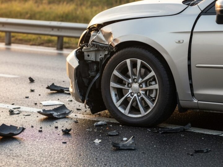 S7 zablokowana po zderzeniu sześciu pojazdów