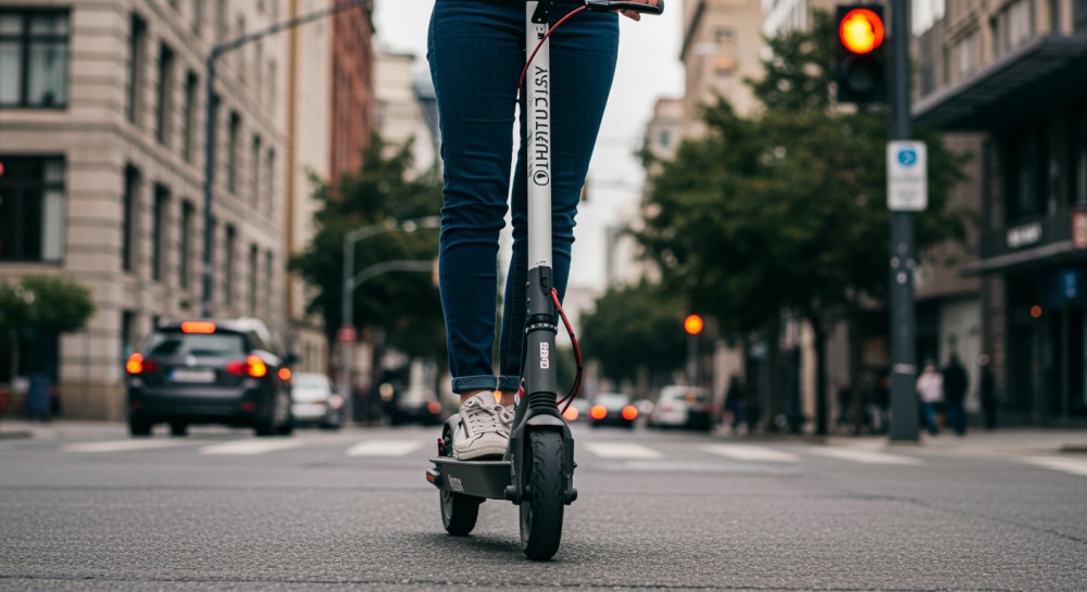 Hulajnoga zderza się z samochodem w Mrokowie – 72-latek otrzymuje mandat