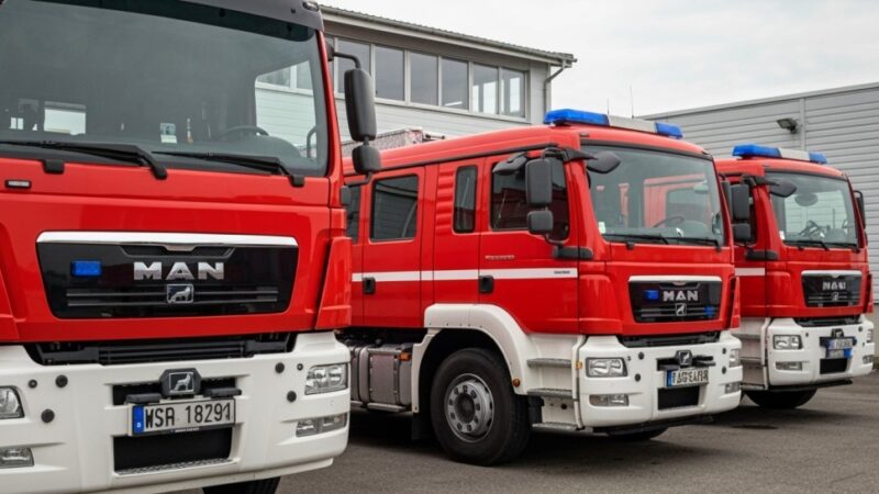 Niebezpieczne drzewo usunięte w Konstancinie-Jeziornie przez straż pożarną