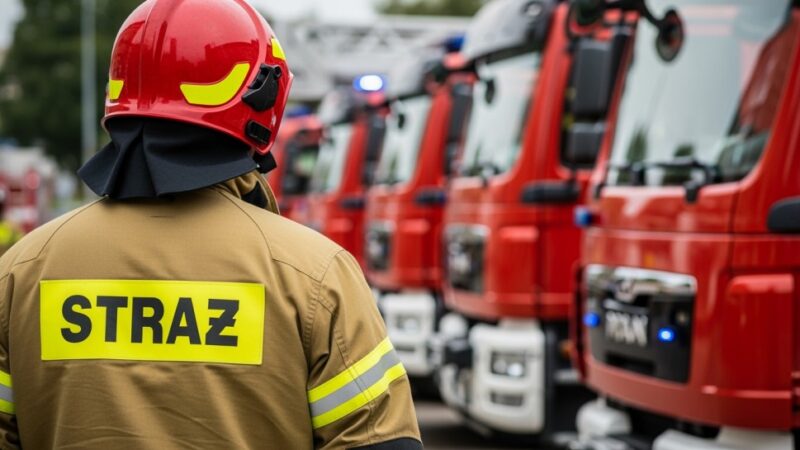 Dzień otwarty w Zespole Szkół Reymonta z prezentacją strażaków z Konstancina-Jeziorny