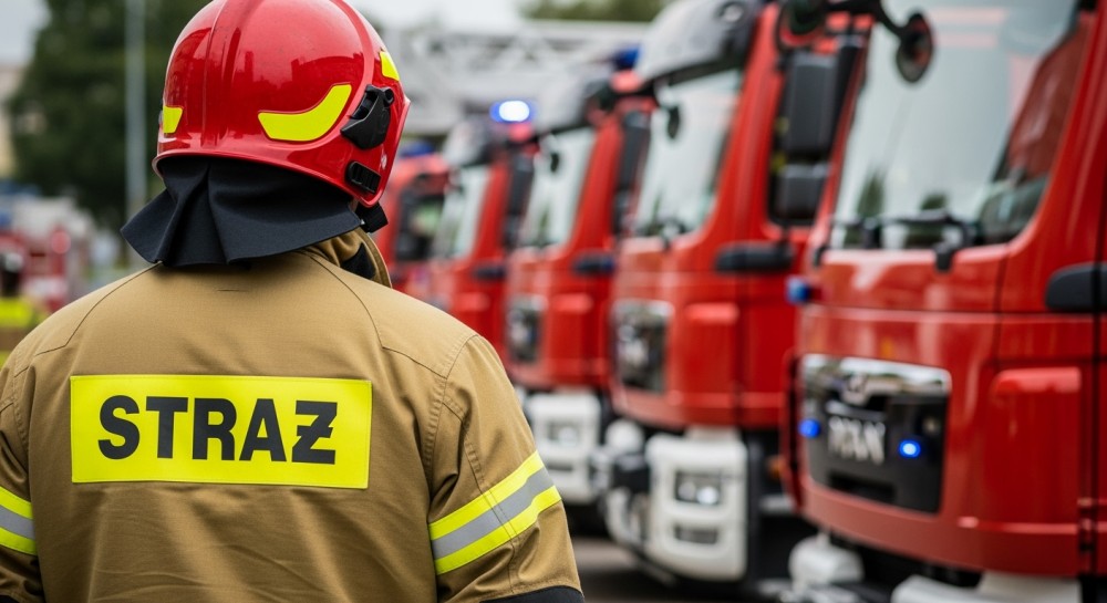 Dzień otwarty w Zespole Szkół Reymonta z prezentacją strażaków z Konstancina-Jeziorny