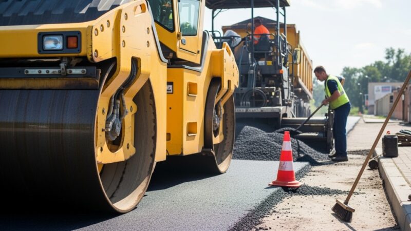 Utrudnienia drogowe w Uwielinach – ruszają remonty na ul. Głównej