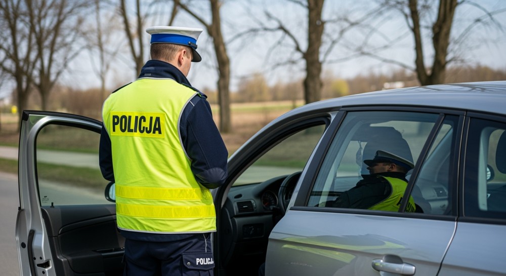 Nietrzeźwy kierowca z zakazem i narkotykami zatrzymany w Piasecznie