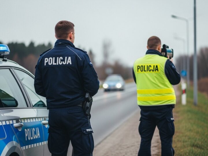 Pijany kierowca w Konstancinie-Jeziornie: niebezpieczny incydent kończy się na latarni