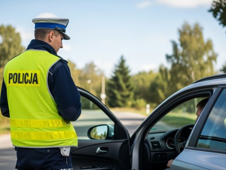 Kierująca z zakazem sądowym zatrzymana podczas kontroli drogowej w Dobieszy
