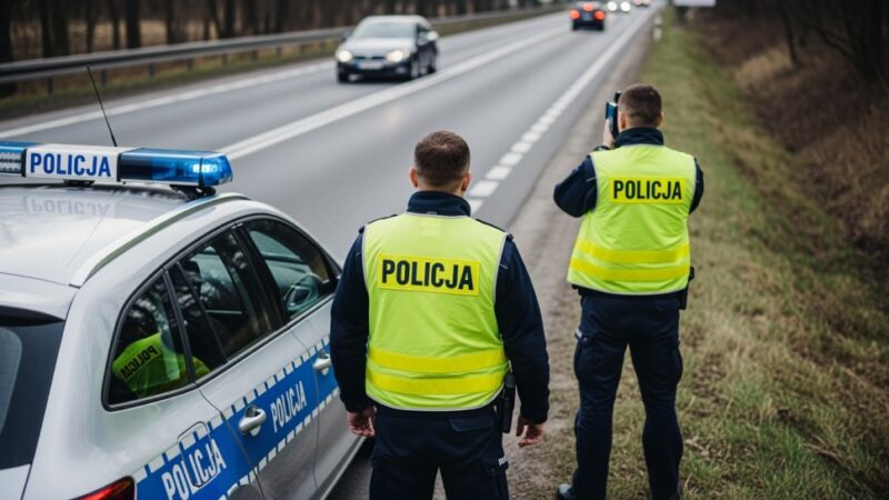 Nietrzeźwy kierowca z Chin uszkodził szlaban po problemach na rondzie