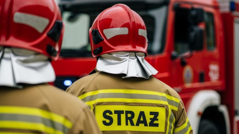 Wolontariusze z OSP Góra Kalwaria wspierają odbudowę po tragicznym pożarze w Pęcherach