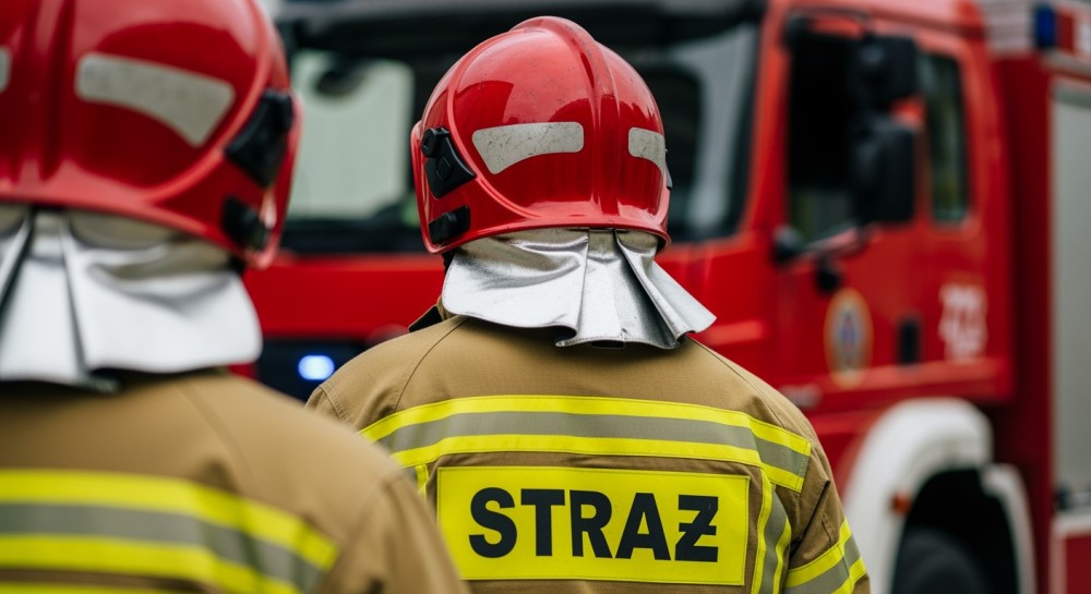 Wolontariusze z OSP Góra Kalwaria wspierają odbudowę po tragicznym pożarze w Pęcherach