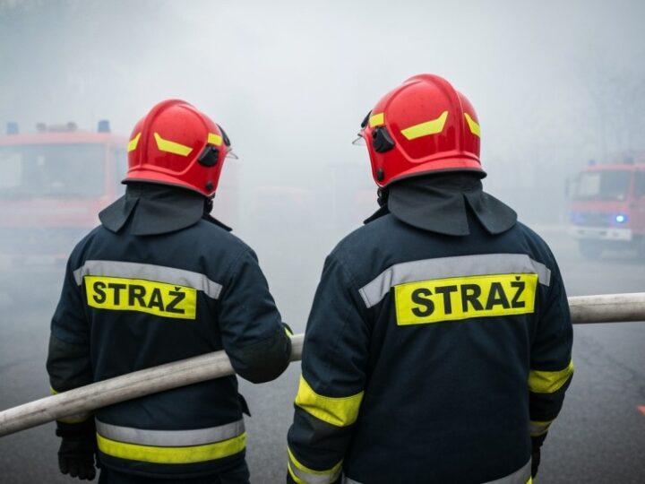 Pożar w Domach Dzieci w Pęcherach: ewakuacja zakończona sukcesem, sytuacja pod kontrolą
