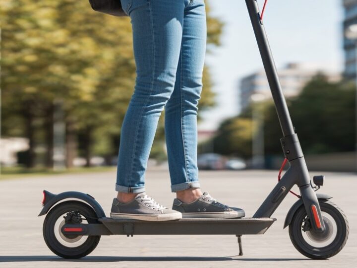 Pijani rowerzysta i hulajnoga – niebezpieczna jazda w Łazach!