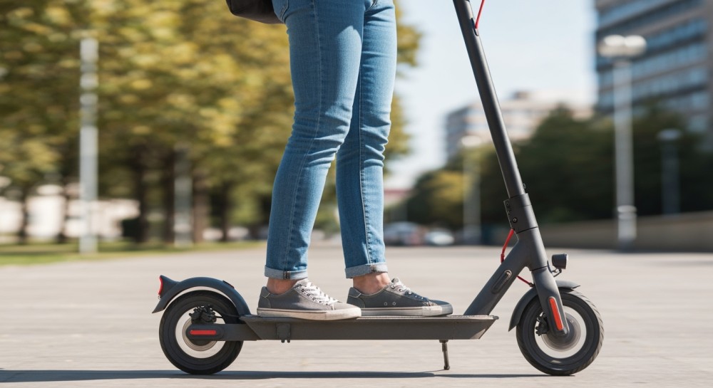 Pijani rowerzysta i hulajnoga – niebezpieczna jazda w Łazach!