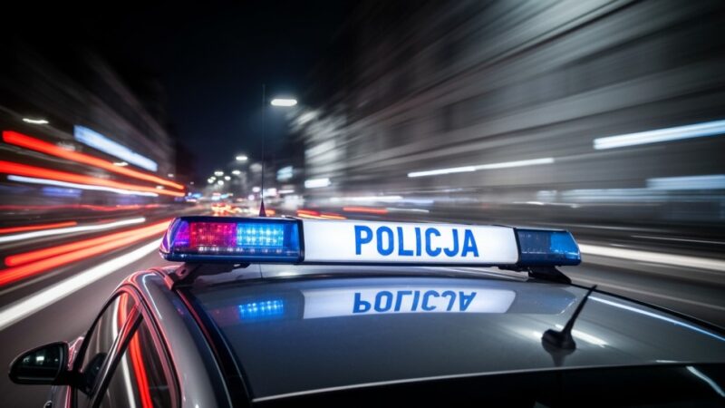 Pijany kierowca potrącił kobietę na parkingu i uciekł z miejsca zdarzenia