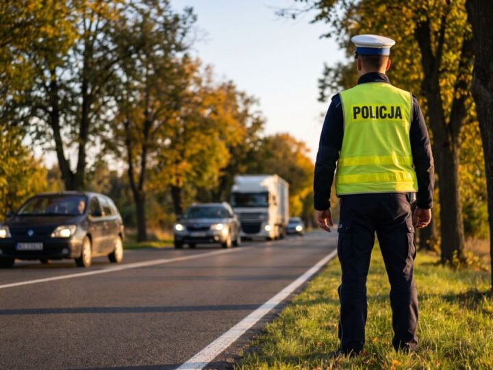 Drogówka w Lesznowoli: Kontrole ujawniają niebezpieczne naruszenia przepisów