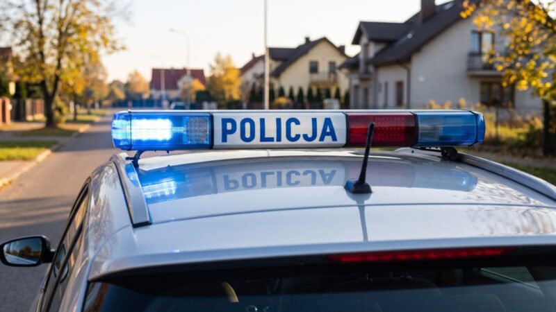 Mężczyzna zignorował zapory i wszedł na przejazd kolejowy